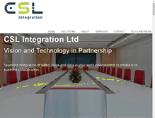 Tablet Screenshot of cslintegration.com